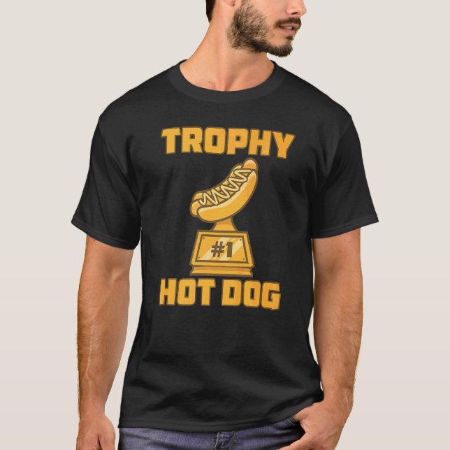 Camiseta Prêmio de participação do Prêmio Trophy Hot Dog (Frente)