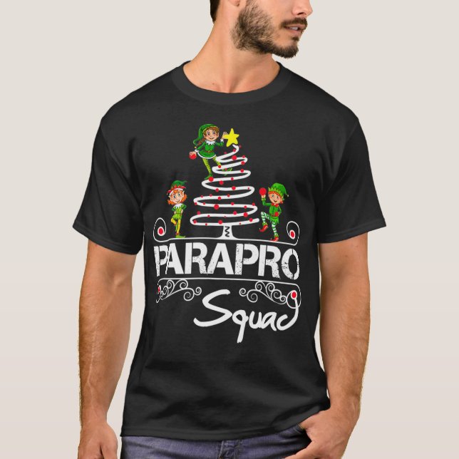 Camiseta Prêmio de Presente de Natal Paraprofissional (Frente)
