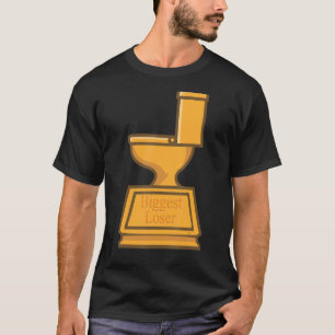 Camiseta Prêmio De Troféus De Banheira Para Maior Gag De Pe