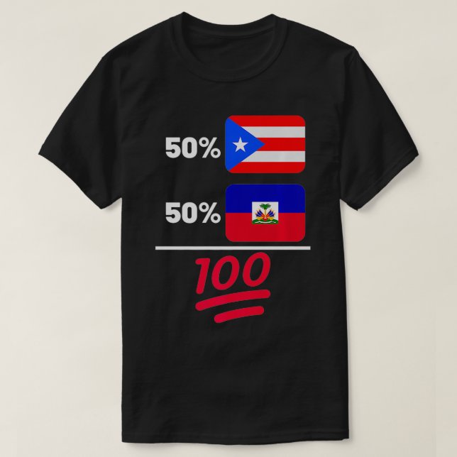 Camiseta Prêmio do Patrimônio Banístico do Haiti E Porto Ri (Frente do Design)