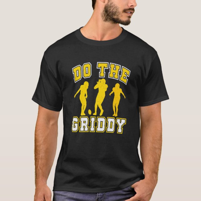 Camiseta Prêmio Griddy Griddy Dance De Futebol (Frente)