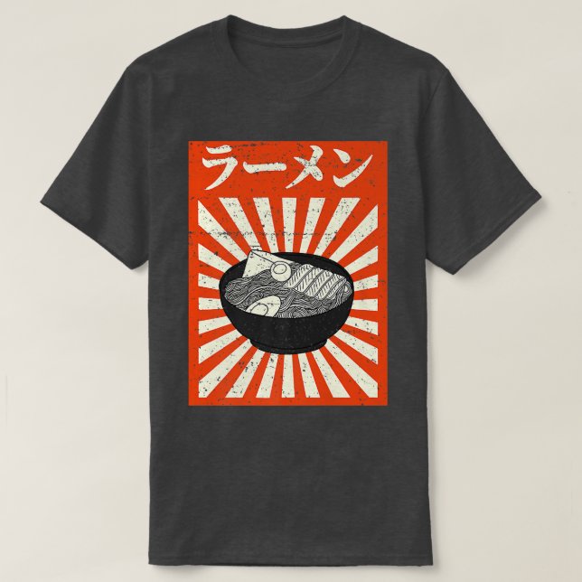Camiseta Prêmio Japonês Ramen Noodles  (Frente do Design)