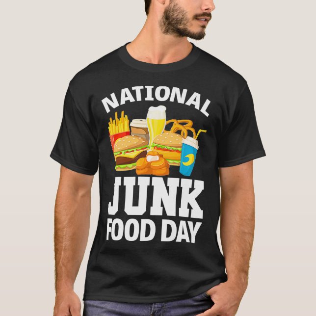 Camiseta Prêmio Nacional de Comida de Lixo (Frente)