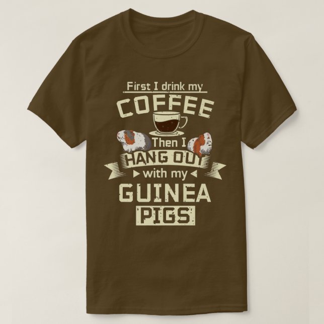 Camiseta Prêmio para o Café e a Guiné (Frente do Design)