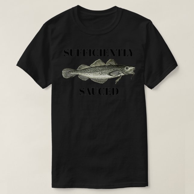 Camiseta Prêmio para o peixe do bacalhau suficientemente mo (Frente do Design)