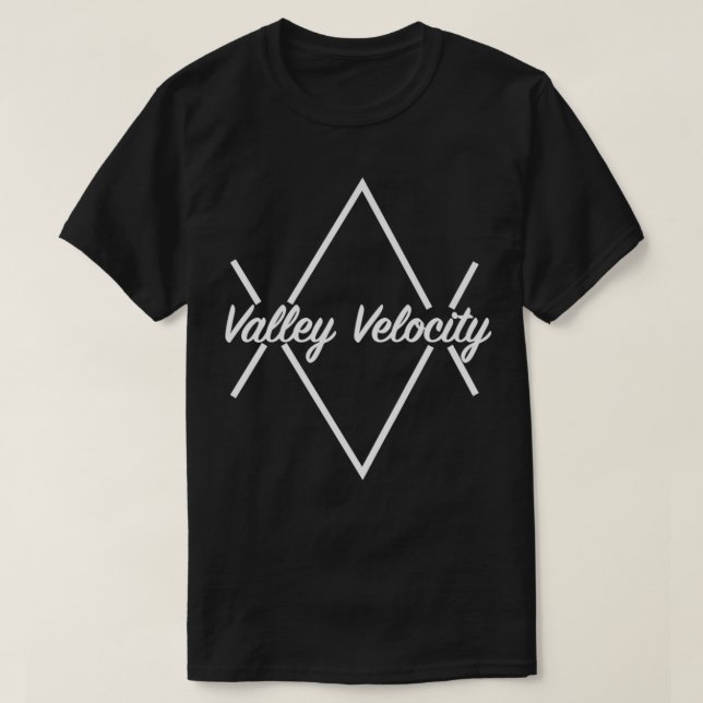 Camiseta Prêmio White Back Velocity Premium do Vale (Frente do Design)