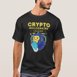Camiseta Premium de carregamento do Crypto Millionaire