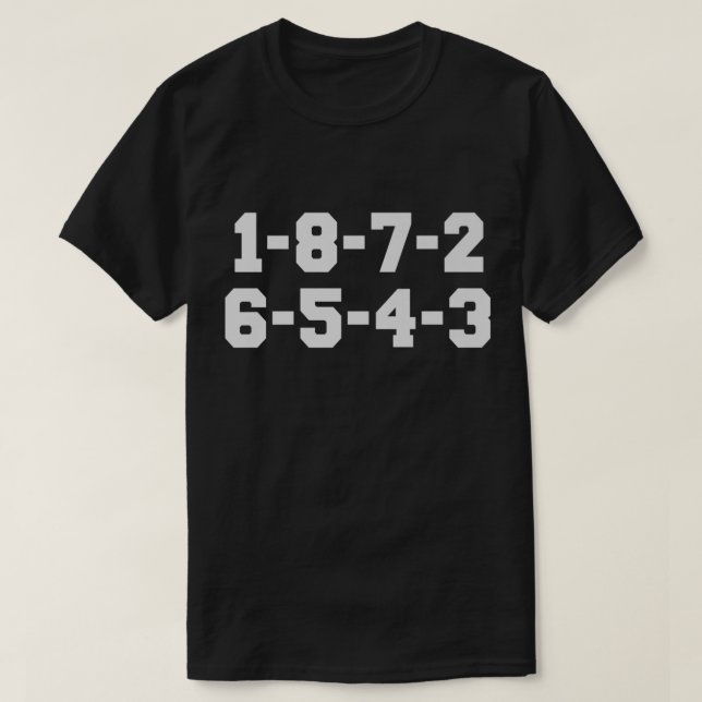 Camiseta Premium mens 1-8-7-2-6-5-4-3 (Frente do Design)