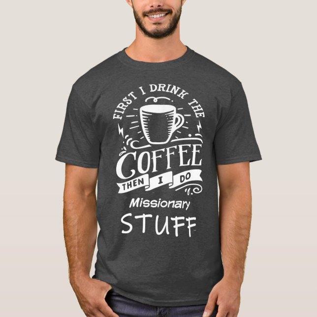 Camiseta Premium Missionário engraçado (Frente)