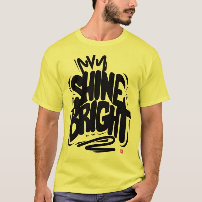 Camiseta premium Shine Bright (Frente)