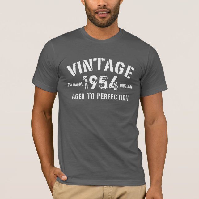Camiseta Premium Vintage YEAR Personalizado Original (Frente)