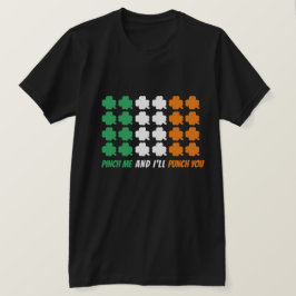 Camiseta Prenda-me e eu dou-te um soco na bandeira do Shamr