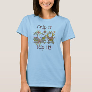 Camiseta Prenda-o e rasgue-o que Skateboarding
