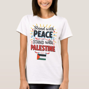 Camiseta Prendam-se com a paz na Palestina