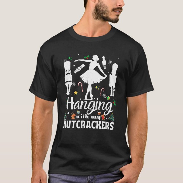Camiseta Prendendo com meu Balé de Esquadrão dos Nozes Danç (Frente)