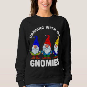 Camiseta Prendendo Com Meu Gnomos De Natal