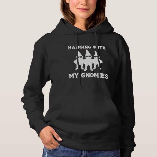 Camiseta Prendendo Com Meu Gnomos Engraçado Tee Gnomo (Frente)