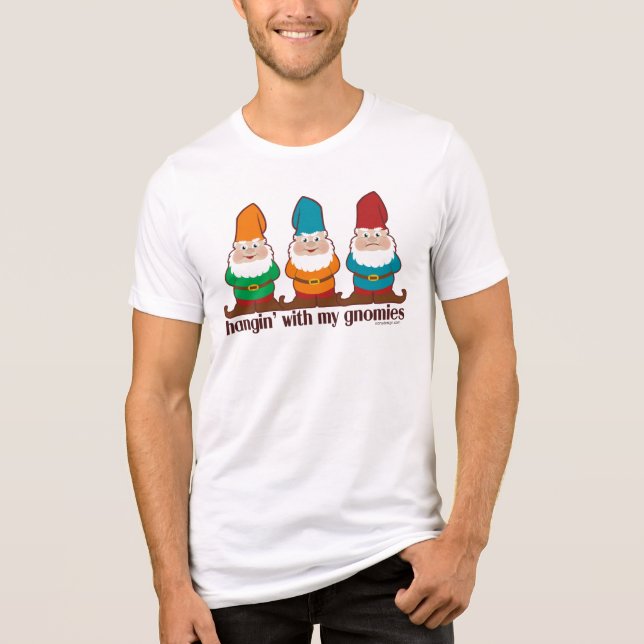 Camiseta Prendendo Com Meus Gnomos (Frente)