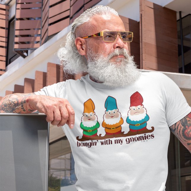 Camiseta Prendendo Com Meus Gnomos (Criador carregado)