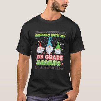 Camiseta Prendendo Com Meus Gnomos Do 8º Grau Suando Feio C