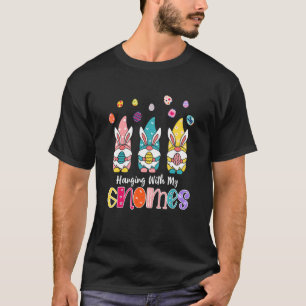 Camiseta Prendendo Com Meus Gnomos Gnomos Gnomo Coelhinho F