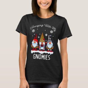 Camiseta Prendendo Com Minha Reindeer Reindeer Antlers Tree