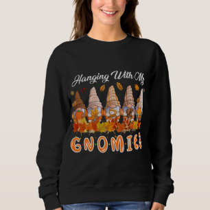 Camiseta Prendendo-Me Com Os Meus Gnomos De Natal Gnomos Gn