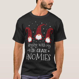 Camiseta Prendendo-Me Com Os Meus Gnomos Três Gnomos Buf De