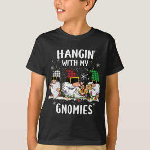 Camiseta Prendendo-Me Com Os Meus Gnomos Três Gnomos Buf De