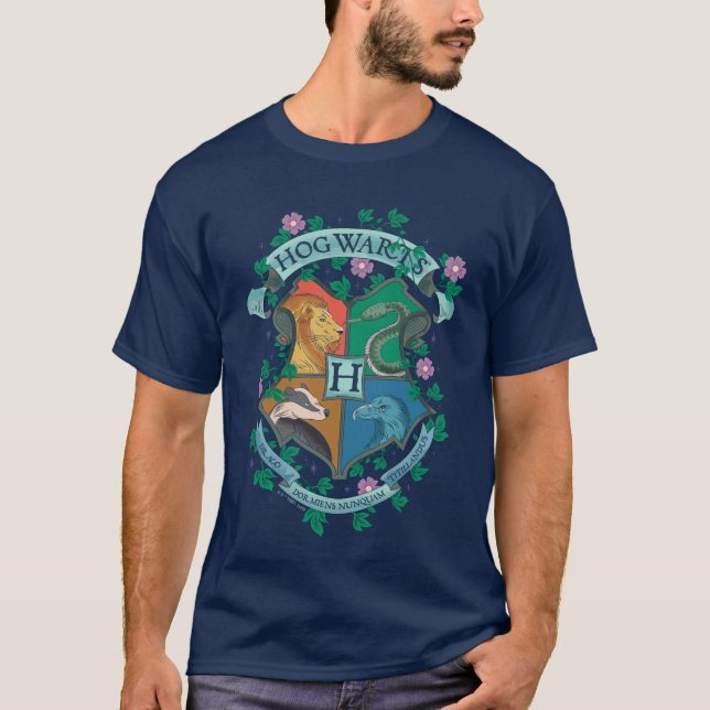 Camiseta Prender Floral HOGWARTS™ (Frente)