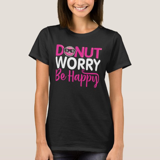 Camiseta Preocupação Engraçada com a Rosquinha de Inspiraçã (Frente)