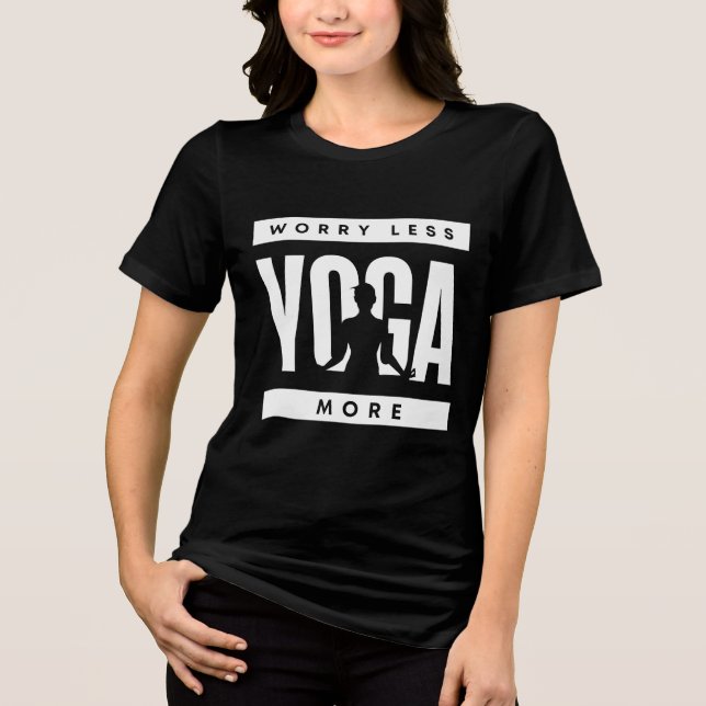 Camiseta Preocupe-se Menos Iogue Mais (Frente)