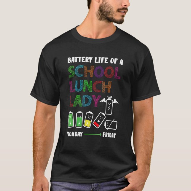 Camiseta Preparação da Comida de Lady Café para o almoço co (Frente)