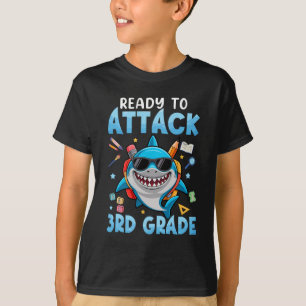 Camiseta Preparado Para Atacar O Tubarão De 3º Grau No Prim