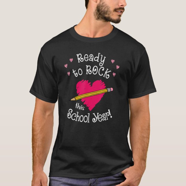 Camiseta Preparado Para Atingir O Ano Escolar (Frente)
