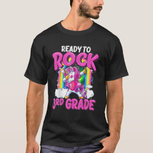 Camiseta Preparado Para Balançar O Unicórnio Do Grau 3Rd De