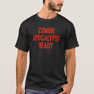 Camiseta Preparado para o Apocalipse Zumbi