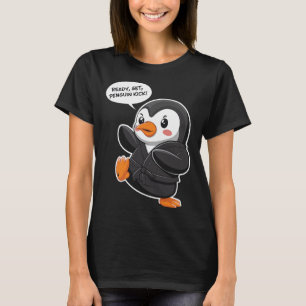 Camiseta Preparado Pinguin Chute Arte Marcial Karate Caneta