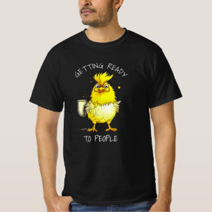 Camiseta Preparando-me para as Pessoas   Citação Engraçada 