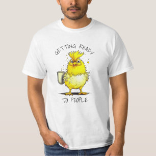 Camiseta Preparando-me para as Pessoas   Citação Engraçada 