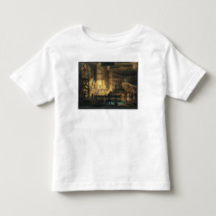 Camiseta Preparando o cenário em um teatro