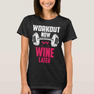Camiseta Preparar Agora Vinho Mais Tarde Drenador De Bebend