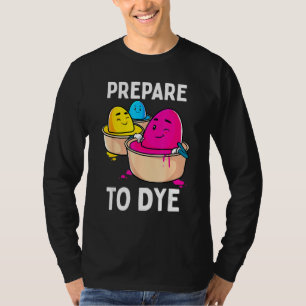 Camiseta Preparar-Se Para Cortar Ovos Tingidos De Páscoa En