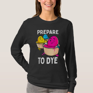 Camiseta Preparar-Se Para Cortar Ovos Tingidos De Páscoa En