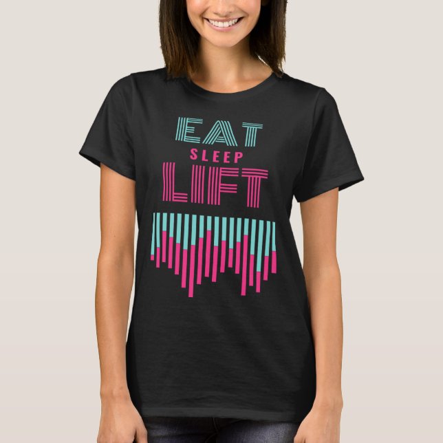 Camiseta Preparar Workou de Construtor de Corpos de Elevaçã (Frente)