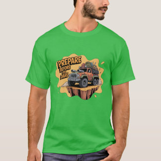 Camiseta Prepare Antes de Ousar - Desenho Animado de Sobrev