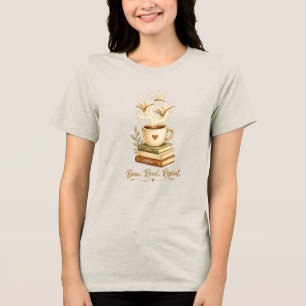 Camiseta Prepare. Leia. Repita. Aconchegante Café & Amant