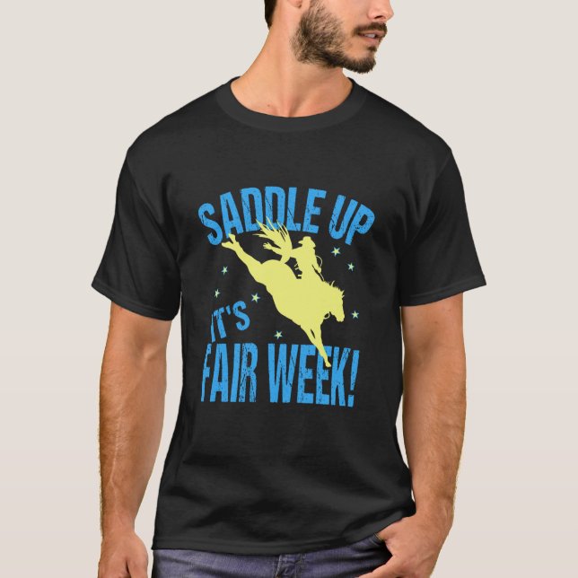 Camiseta Prepare-se! É a Semana da Feira! Feira Estadual e  (Frente)