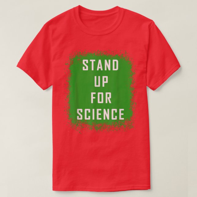 Camiseta Prepare-se para a ciência Acabe com os combustívei (Frente do Design)