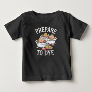 Camiseta Prepare-se Para Morrer Caça ao Ovo Engraçado Domin